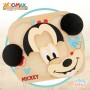 Puzzle Infantil de Madeira Disney Mickey Mouse + 12 Meses 6 Peças (12 Unidades) | Tienda24 - Global Online Shop Tienda24.eu