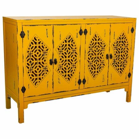 Credenza Alexandra House Living Giallo Legno di abete Legno MDF 40 x 86 x 120 cm di Alexandra House Living, Credenze e buffet...