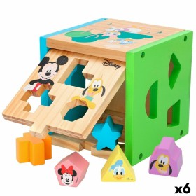 Child's Wooden Puzzle Disney 14 Pieces 15 x 15 x 15 cm (6 Units) by Disney, Sorting, Stacking & Plugging Toys - Ref: S8900239...