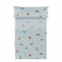 Jeu de draps HappyFriday HF Mini Dinosaur Multicouleur Lit de bébé 2 Pièces | Tienda24 Tienda24.eu