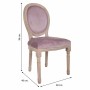 Sedia da Sala da Pranzo Alexandra House Living Rosa 100 % poliestere 46 x 96 x 48 cm di Alexandra House Living, Sedie - Rif: ...