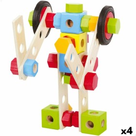 Jogo de Construção Woomax 80 Peças (4 Unidades) de Woomax, Jogos de construção - Ref: S8900302, Preço: 42,62 €, Desconto: %