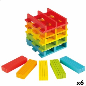 Construction set Woomax 100 Pieces 10 x 0,5 x 1,8 cm (6 Units) by Woomax, Sorting, Stacking & Plugging Toys - Ref: S8900313, ...