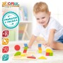 Puzzle Infantil de Madeira Woomax Formas + 12 Meses 16 Peças (6 Unidades) | Tienda24 - Global Online Shop Tienda24.eu