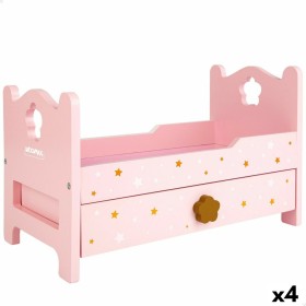 Bed Woomax Pink 4 Units 31 x 20 x 16 cm by Woomax, Accessories for baby dolls - Ref: S8900330, Price: 66,83 €, Discount: %