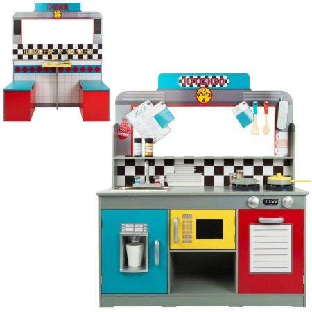 Toy kitchen Play & Learn Retro 90 x 104 x 58 cm | Tienda24 - Global Online Shop Tienda24.eu