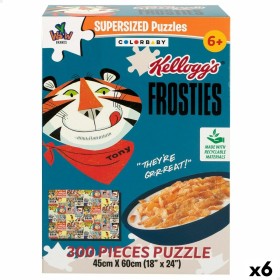 Puzzle Colorbaby Kellogg's Frosties 300 Peças 6 Unidades 60 x 45 x 0,1 cm de Colorbaby, Puzzles - Ref: S8900392, Preço: 17,59...