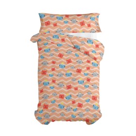 Housse de Couette Kids&Cotton Kanu Bleu 175 Fils 180 x 220 cm | Tienda24 Tienda24.eu