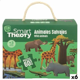 Puzzle Infantil Colorbaby Wild Animals 60 Peças 60 x 44 cm (6 Unidades) de Colorbaby, Puzzles - Ref: S8900406, Preço: 31,81 €...