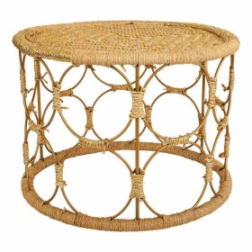 Centre Table Alexandra House Living Brown Rope Iron 60 x 40 x 60 cm by Alexandra House Living, Tables - Ref: D1631327, Price:...