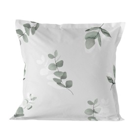 Lençol de baixo ajustável Happy Home LISOS COTTON Cinzento Casal | Tienda24 Tienda24.eu