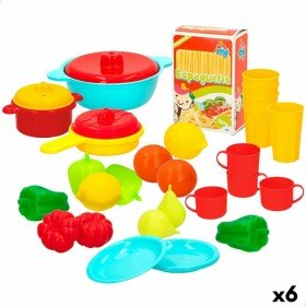 Set de jouets alimentaires Colorbaby Linge et ustensiles de cuisine 36 Pièces (12 Unités) | Tienda24 - Global Online Shop Tienda24.eu