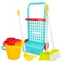 Cleaning Trolley with Accessories Colorbaby My Home 30,5 x 55,5 x 19,5 cm (4 Units) | Tienda24 - Global Online Shop Tienda24.eu