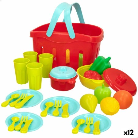 Set de jouets alimentaires Colorbaby Linge et ustensiles de cuisine 36 Pièces (12 Unités) | Tienda24 - Global Online Shop Tienda24.eu