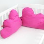 Protection du berceau HappyFriday Basic Kids Cloud Fuchsia 60 x 40 cm | Tienda24 Tienda24.eu