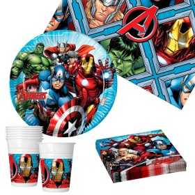 Party supply set The Avengers 37 Pieces by The Avengers, Party items - Ref: S8900932, Price: 10,77 €, Discount: %