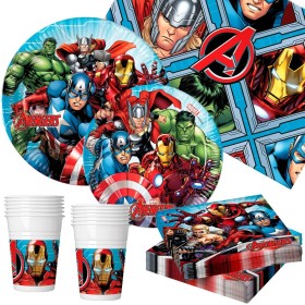 Conjunto Artigos de Festa The Avengers 89 Peças de The Avengers, Artigos para festas - Ref: S8900937, Preço: 19,69 €, Descont...