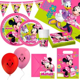 Party supply set Minnie Mouse 66 Pieces by Minnie Mouse, Party items - Ref: S8900939, Price: 19,66 €, Discount: %