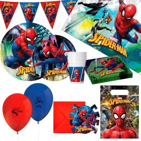 Party supply set Spider-Man 66 Pieces Spider-Man - 1