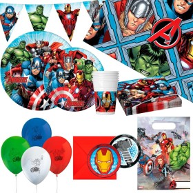 Party supply set The Avengers 66 Pieces by The Avengers, Party items - Ref: S8900942, Price: 19,66 €, Discount: %