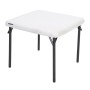 Mesa Infantil Lifetime Branco Dobrável 61 x 53,5 x 61 cm Aço Plástico | Tienda24 - Global Online Shop Tienda24.eu