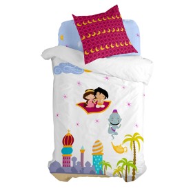 Duvet cover set HappyFriday Mr Fox Long braid Multicolour Single 2 Pieces | Tienda24 Tienda24.eu