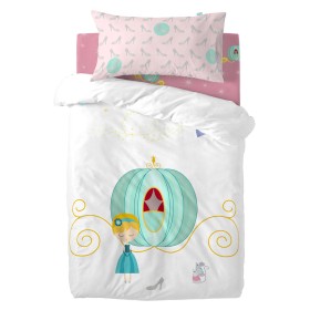 Duvet cover set Alexandra House Living White King size 3 Pieces | Tienda24 Tienda24.eu