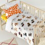 Parure de couette HappyFriday Mr Fox Dogs Multicouleur Lit de bébé 2 Pièces | Tienda24 Tienda24.eu