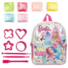 Jogo Criativo de Plasticina Barbie Fashion Mochila 14 Partes 600 g de Barbie, Argila e plasticina - Ref: S8902079, Preço: 22,...