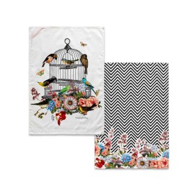 Tücher-Set Belum 0120-341 Bunt 45 x 70 cm Blomster | Tienda24 Tienda24.eu