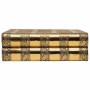 Box-Schmuckkästchen Alexandra House Living Gold Aluminium Holz MDF 15 x 7 x 30 cm | Tienda24 - Global Online Shop Tienda24.eu