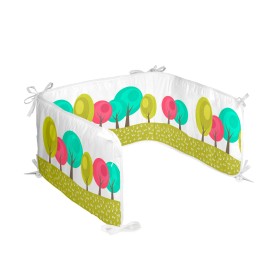 Protection du berceau HappyFriday Moshi moshi Woodland Multicouleur 210 x 40 cm | Tienda24 Tienda24.eu