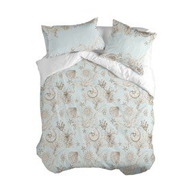 Bettdeckenbezug Alexandra House Living Creme 220 x 220 cm | Tienda24 Tienda24.eu