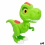 Figura Articulada Funville Dinosaurio 23 x 21 x 8 cm 23 x 21,5 x 8,5 cm (4 Unidades) | Tienda24 - Global Online Shop Tienda24.eu