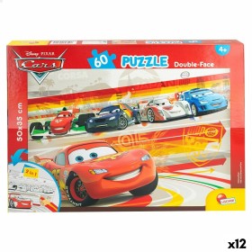 Child's Puzzle Cars Double-sided 60 Pieces 50 x 35 cm (12 Units) by Cars, Jigsaws - Ref: S8902560, Price: 60,81 €, Discount: %