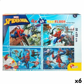 Child's Puzzle Spider-Man Double-sided 4-in-1 48 Pieces 35 x 1,5 x 25 cm (6 Units) by Spider-Man, Jigsaws - Ref: S8902573, Pr...