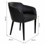 Armchair Alexandra House Living Black 60 x 82 x 62 cm | Tienda24 - Global Online Shop Tienda24.eu