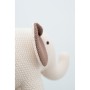 Fluffy toy Crochetts AMIGURUMIS MINI White Elephant 48 x 23 x 22 cm | Tienda24 Tienda24.eu