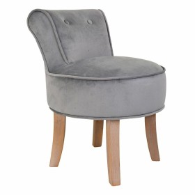 Bench Alexandra House Living Grey Velvet Rubber 46 x 58 x 45 cm by Alexandra House Living, Chairs - Ref: D1631378, Price: 109...