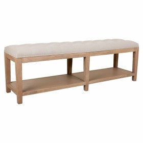 Banqueta Alexandra House Living Cinzento Creme 38 x 51 x 150 cm de Alexandra House Living, Cadeiras - Ref: D1631381, Preço: 2...