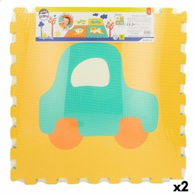 Puzzle Carpet Colorbaby 4 Pieces Cars 118 x 118 cm EVA (2 Units) by Colorbaby, Floor Jigsaws - Ref: S8902828, Price: 35,38 €,...