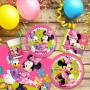 Set d'articles de fête Minnie Mouse Happy Deluxe 89 Pièces 16 | Tienda24 - Global Online Shop Tienda24.eu