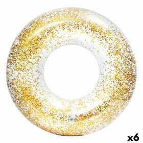 Flotador Hinchable Donut Intex Transparente Purpurina Ø 119 cm (6 Unidades) de Intex, Juguetes de piscina - Ref: S8903049, Pr...