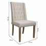 Dining Chair Alexandra House Living Cream 53 x 102 x 53 cm | Tienda24 - Global Online Shop Tienda24.eu