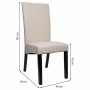 Silla de Comedor Alexandra House Living Crema 48 x 102 x 49 cm de Alexandra House Living, Sillas - Ref: D1631386, Precio: 115...