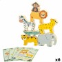 Juego de Construcción + Figuras Woomax Animales 16 Piezas 7 x 7 x 1,5 cm (6 Unidades) | Tienda24 - Global Online Shop Tienda24.eu