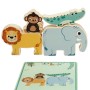 Juego de Construcción + Figuras Woomax Animales 16 Piezas 7 x 7 x 1,5 cm (6 Unidades) | Tienda24 - Global Online Shop Tienda24.eu