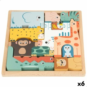 Kinder Puzzle aus Holz Woomax (12 Stück) | Tienda24 - Global Online Shop Tienda24.eu