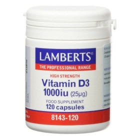 Capsules Lamberts 5055148409623 Vitamine D3 120 Unités (120 uds) Lamberts - 1