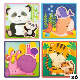 Puzzle Enfant Lisciani animaux 16 Pièces 16 x 1 x 16 cm (6 Unités) de Lisciani, Puzzles classiques - Réf : S8903155, Prix : 6...